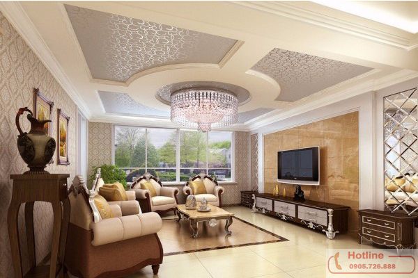 phong thủy khi thiết kế trần thạch cao