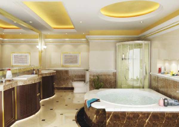 Trần thạch cao phòng tắm đẹp