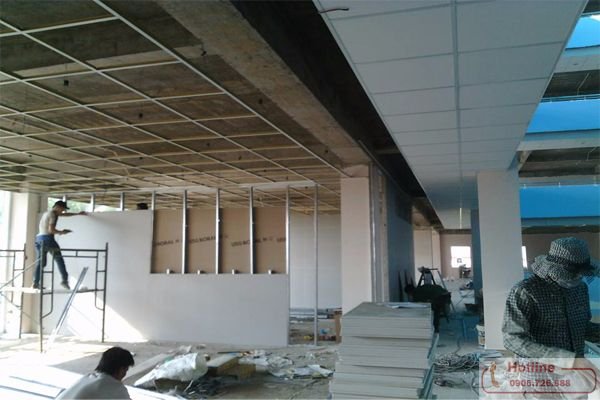 Đội ngũ thi công trần thạch cao