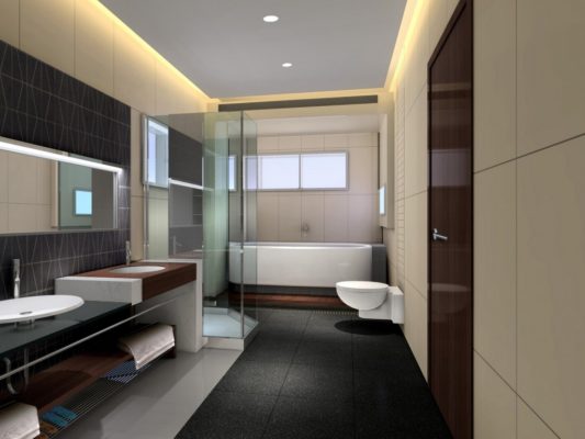Màu sắc trần thạch cao cho phòng tắm